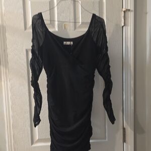 Hollister Black V-Neck Top